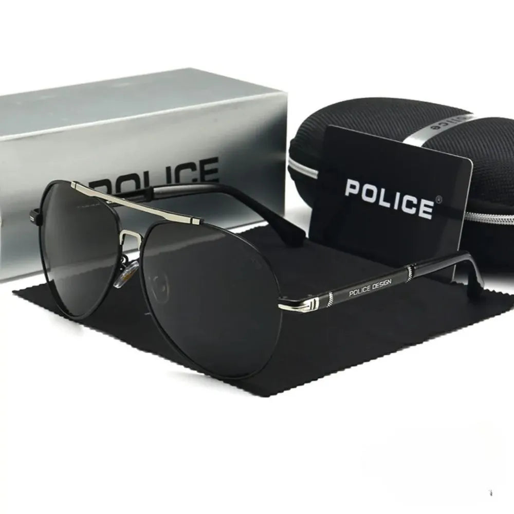 Polizei-Design-Sonnenbrille