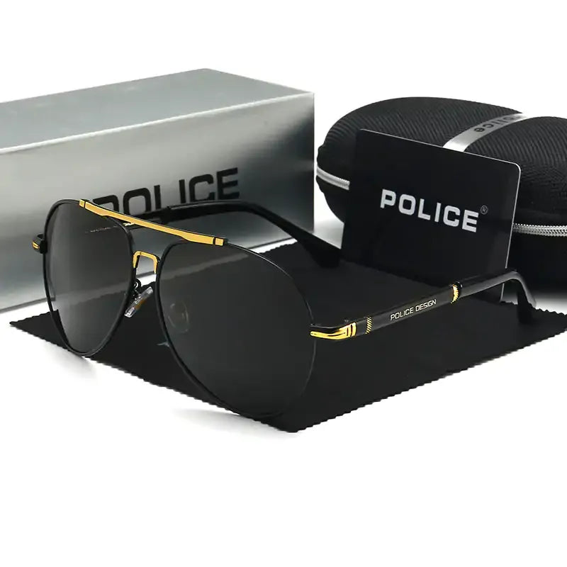 Polizei-Design-Sonnenbrille
