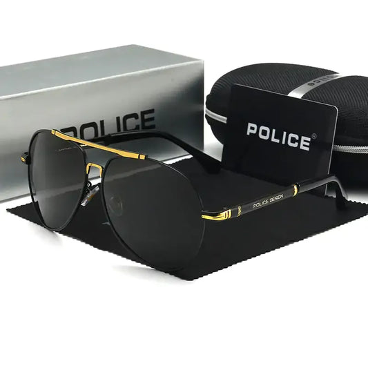 Polizei-Design-Sonnenbrille