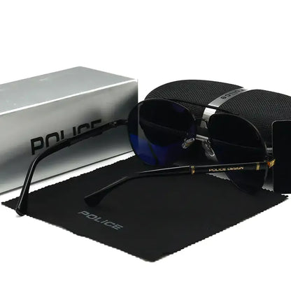 Polizei-Design-Sonnenbrille