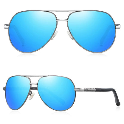 Lunettes de soleil Barcur Aviator Titanium - Polarisées
