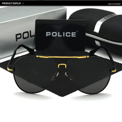 Polizei-Design-Sonnenbrille