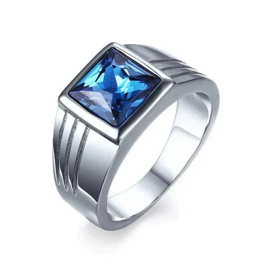 Herrenring mit Zirkonstein