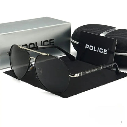 Polizei-Design-Sonnenbrille