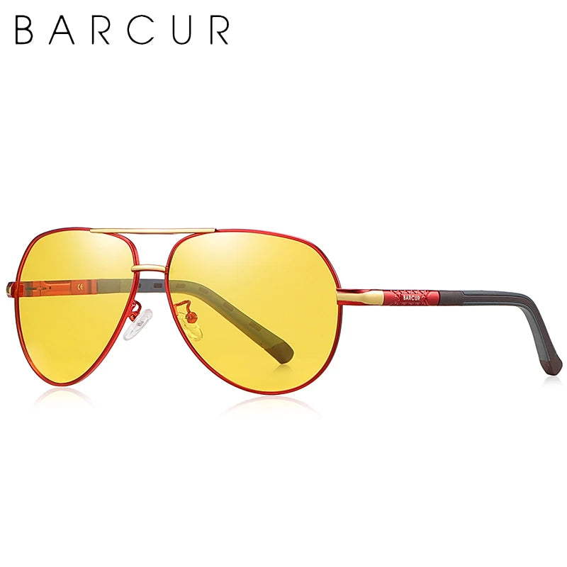 Lunettes de soleil Barcur Aviator Titanium - Polarisées