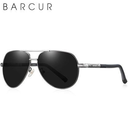 Lunettes de soleil Barcur Aviator Titanium - Polarisées