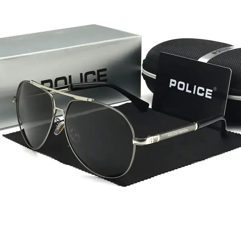 Polizei-Design-Sonnenbrille