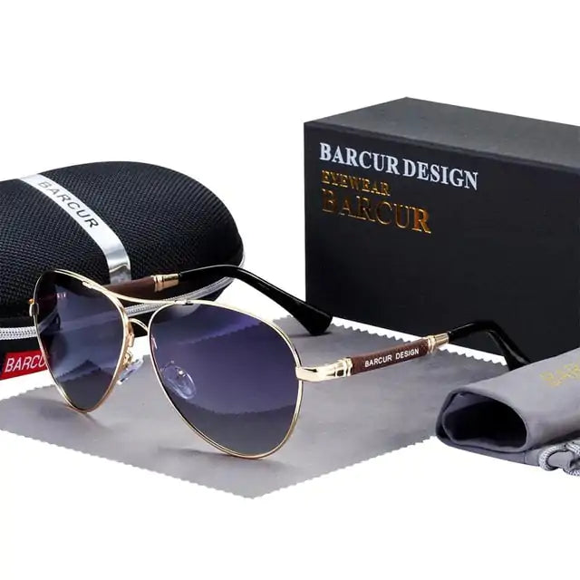 Barcur Design Titan-Sonnenbrille