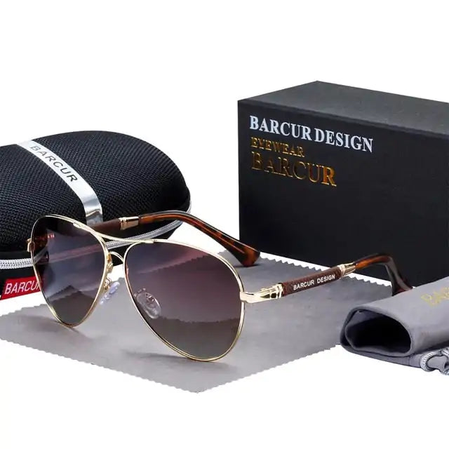 Barcur Design Titan-Sonnenbrille